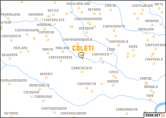 map of Coleti