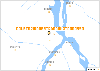 map of Coletoria do Estado do Mato Grosso