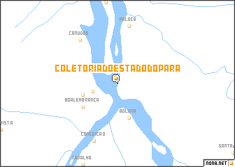 map of Coletoria do Estado do Pará