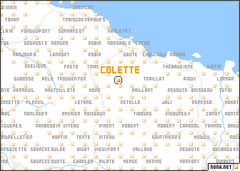 map of Colette