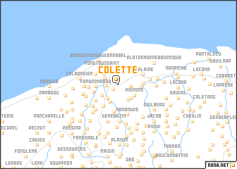 map of Colette