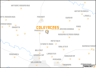 map of Coley Acres