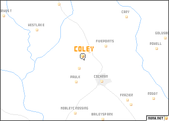 map of Coley