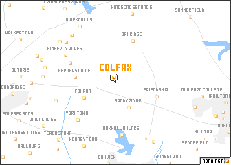 map of Colfax