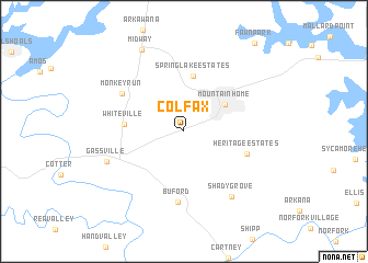 map of Colfax