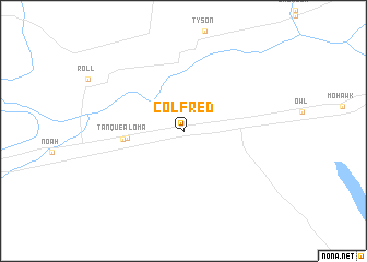 map of Colfred