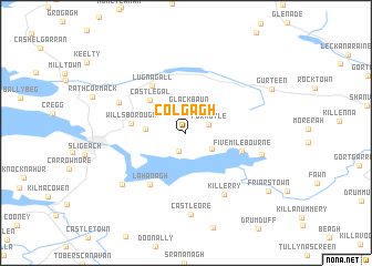 map of Colgagh