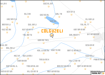 map of Çölgüzeli