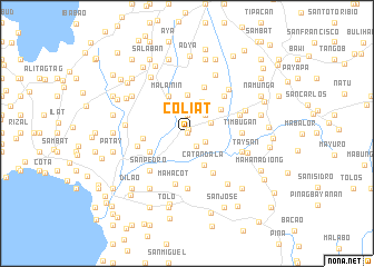 map of Coliat