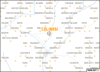 map of Colibaşi