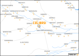 map of Colibaşi