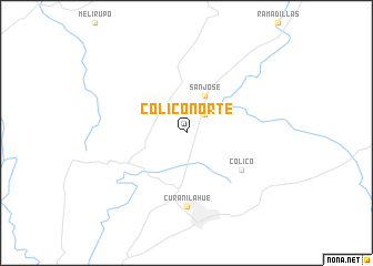 map of Colico Norte
