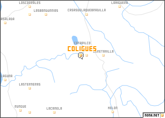 map of Coligües