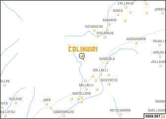 map of Colihuiri