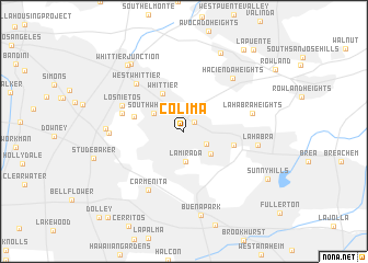 map of Colima