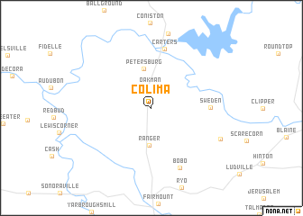 map of Colima