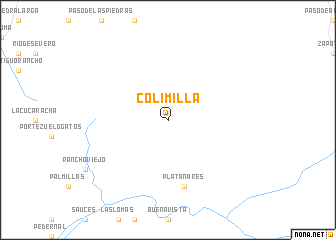 map of Colimilla