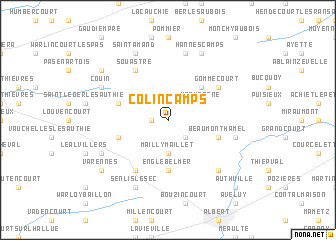 map of Colincamps