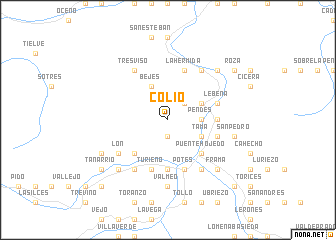 map of Colio