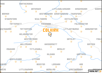 map of Colkirk