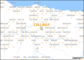 map of Colladín