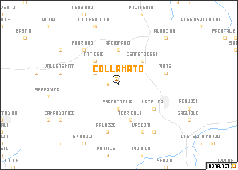 map of Collamato