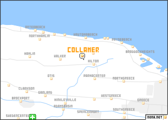 map of Collamer