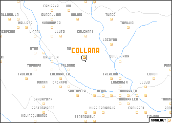 map of Collana