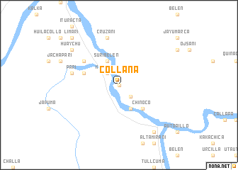 map of Collana