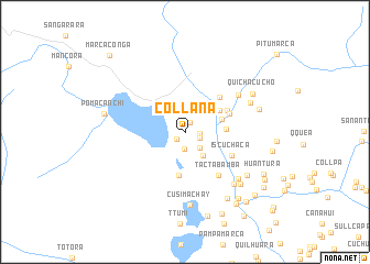 map of Collana