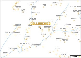 map of Collan Chico