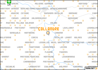 map of Collandre