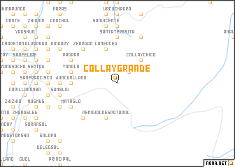 map of Collay Grande