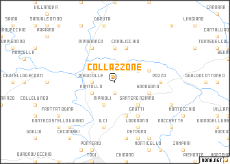 map of Collazzone