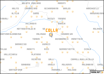 map of Colla