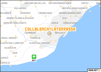 map of Collblanch y La Torrassa