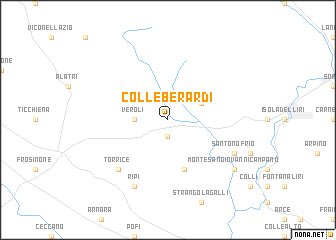 map of Colleberardi