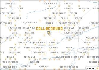 map of Collecaruno