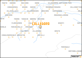 map of Colledoro