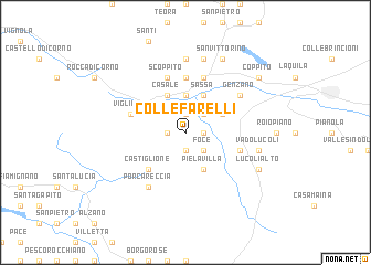 map of Colle Farelli