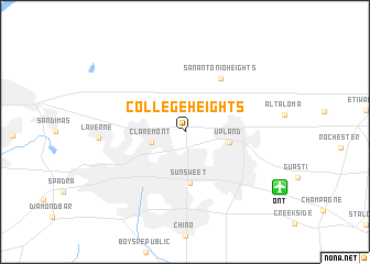 map of College Heights