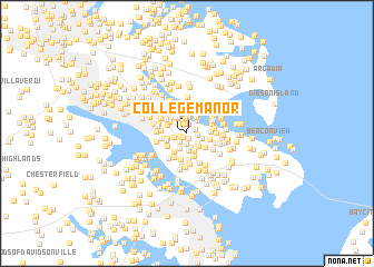 map of College Manor