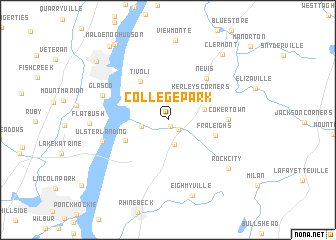 map of College Park