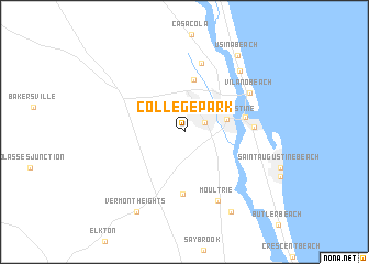 map of College Park