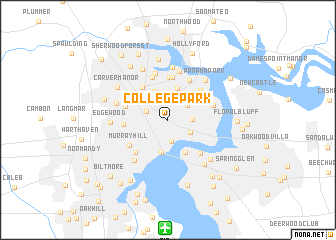 map of College Park