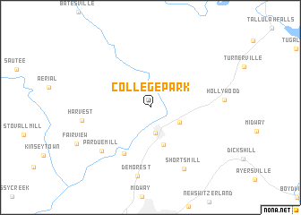 map of College Park