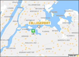 College Point (United States - USA) map - nona.net