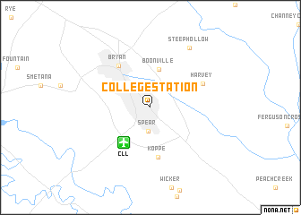 map of College Station