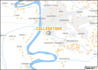 map of Collegetown