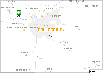 map of College View